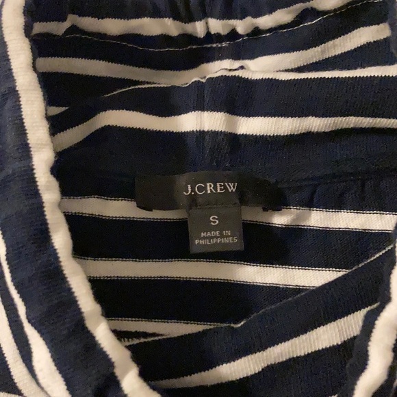 Jcrew funnel neck pullover in stripe mariner cloth - Picture 3 of 4